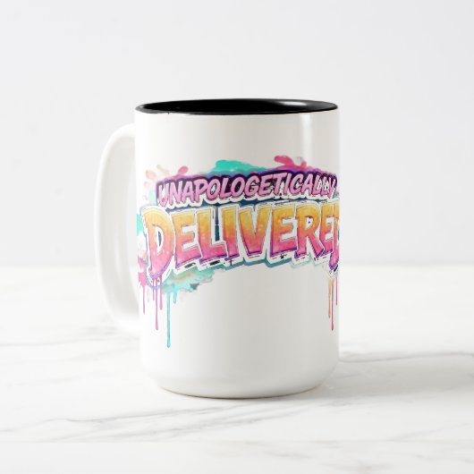 2 Couleurs Tasse (Devant gauche)