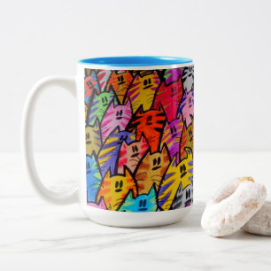 2 Couleurs Tasse - 012 - CHATS