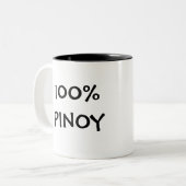 2 COULEURS TASSE 100%PINOY (Devant gauche)