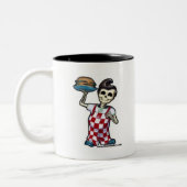 2 Couleurs Tasse 11oz. de garçon de Ded (Gauche)