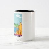 2 Couleurs tasse 15oz à deux tons (Centre)