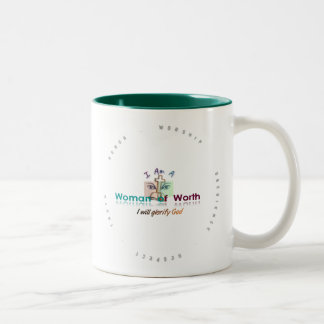 2 Couleurs Tasse 15oz (vert) de wow
