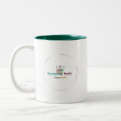 2 Couleurs Tasse 15oz (vert) de wow (Gauche)