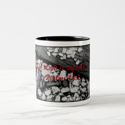 2 Couleurs Tasse - 18:2 de psaumes (Centre)