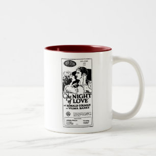 2 Couleurs Tasse 1927 d'annonce de film de Ronald Colman