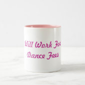 2 Couleurs Tasse #1 de maman de danse (Centre)