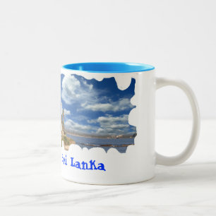 2 Couleurs Tasse 1 du Sri Lanka Scenary