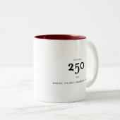2 Couleurs Tasse — 1er régiment de Rhode Island (Devant droit)