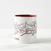 2 Couleurs Tasse 2009 de cave (Centre)