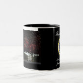 2 Couleurs Tasse 2009 d'inauguration d'Obama (Centre)