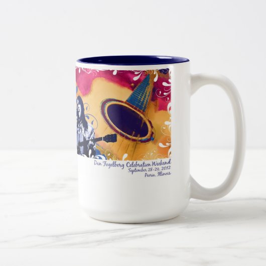 2 Couleurs Tasse 2012 de guitare de week-end de célébration (Droit)