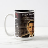 2 Couleurs Tasse 2013 commémorative d'inauguration de Barack (Gauche)