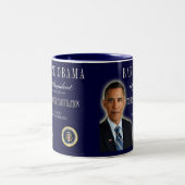2 Couleurs Tasse 2013 commémorative d'inauguration d'Obama (Centre)