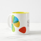 2 Couleurs Tasse 2014 de café de NYGF (Devant gauche)