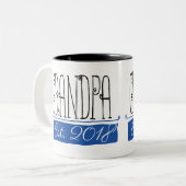 2 Couleurs Tasse 2018 de cadeau d'est de grand-papa (Devant gauche)