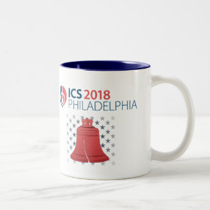 2 Couleurs Tasse 2018 de ton d'ICS Philadelphie deux