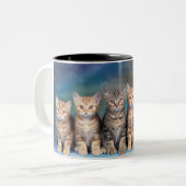2 Couleurs tasse 325 ml chats (Devant gauche)