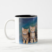 2 Couleurs tasse 325 ml chats (Gauche)