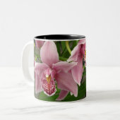 2 Couleurs Tasse 8 d'orchidée (Devant gauche)