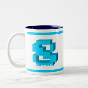 2 Couleurs Tasse à 8 bits de luxe de 2-Ton