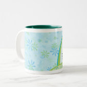 2 Couleurs Tasse à ailes de coursier (Devant gauche)