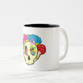 2 Couleurs Tasse à café (Devant droit)