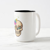 2 Couleurs Tasse à café (Devant droit)