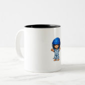 2 Couleurs tasse à café (Devant gauche)
