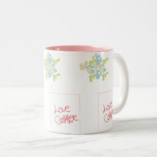 2 Couleurs tasse à café