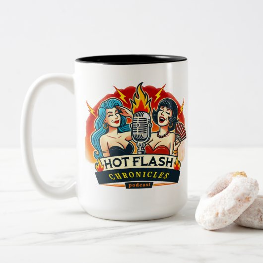 2 Couleurs Tasse à café (Avec donut)