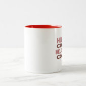 2 Couleurs Tasse à café Aide-moi (Centre)