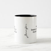 2 Couleurs Tasse à café alimentée par le chaos (Centre)