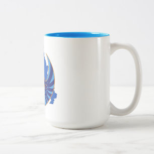 2 Couleurs Tasse à café Alliance Blue Wing