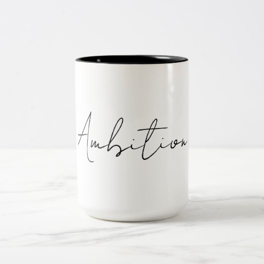 2 Couleurs Tasse à café Ambition (Centre)
