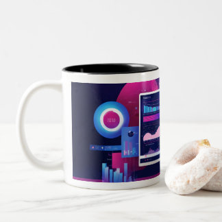 2 Couleurs Tasse à café analyste de données