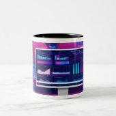 2 Couleurs Tasse à café analyste de données (Centre)