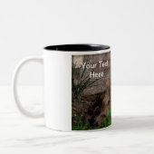 2 Couleurs Tasse à café avec chat tigré sauvage (Gauche)