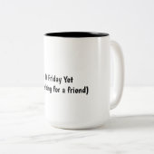 2 Couleurs Tasse à café avec humour (Devant droit)