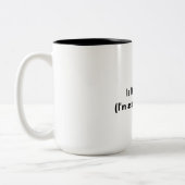 2 Couleurs Tasse à café avec humour (Gauche)