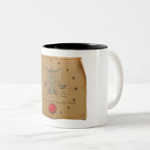 2 Couleurs Tasse à café - Balance - Zodiaque (Devant droit)
