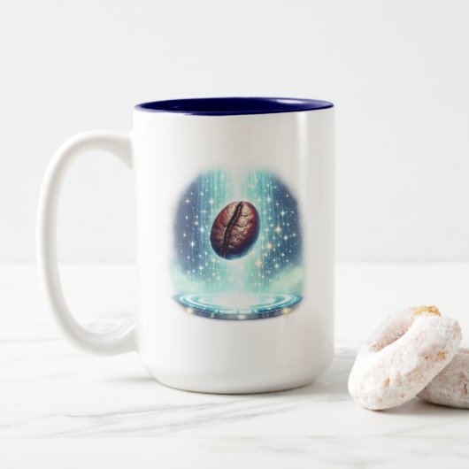 2 Couleurs Tasse à café Bean Me Up (Avec donut)