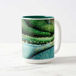 2 Couleurs Tasse à café bicolore à encre alcoolique