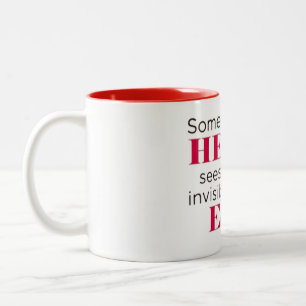 2 Couleurs Tasse à café bicolore avec citation inspirante