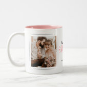 2 Couleurs Tasse à café bicolore avec photo de la plus grande (Gauche)