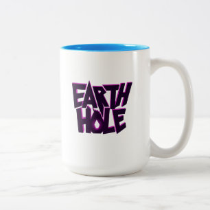 2 Couleurs Tasse à café bicolore Earth Hole