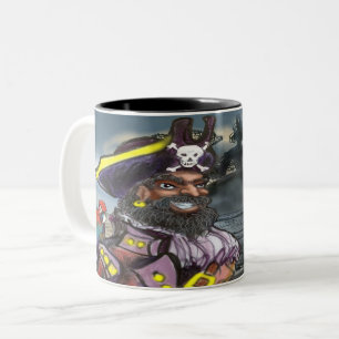 2 Couleurs Tasse à café bicolore Pirate Dream