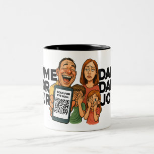 2 Couleurs Tasse à café Blague de Papa - Une nouvelle blague