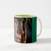 2 Couleurs Tasse à café Burning Ice Cube – Art de Feu & Glace (Devant droit)