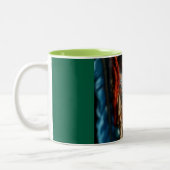 2 Couleurs Tasse à café Burning Ice Cube – Art de Feu & Glace (Gauche)