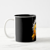 2 Couleurs Tasse à café Burning Ice Cube – Art de Feu & Glace (Gauche)